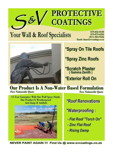 S&V PROTECTIVE COATINGS logo