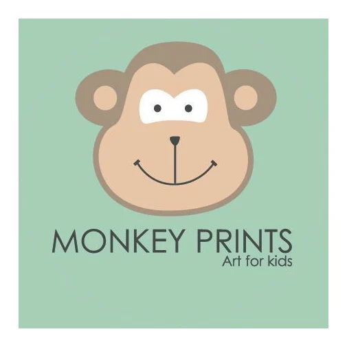 Monkey Prints - Art for Kids logo