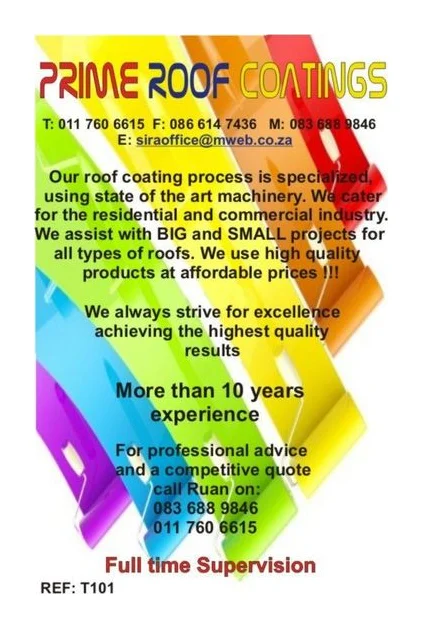 PRIME ROOF & WALL COATINGS logo