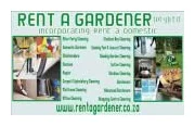 Rent a Gardener (Pty)Ltd, Incorporating Rent a Domestic logo