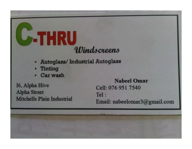 C-Thru Windscreens logo