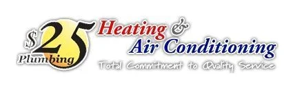 25 Dollar Plumbing, Heating & Air Conditioning logo