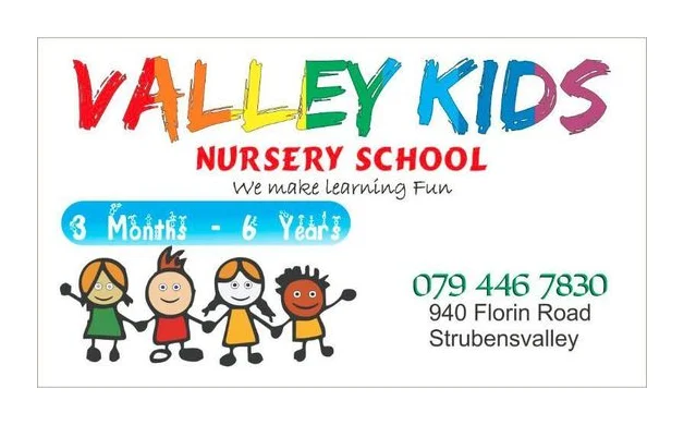 Valleykids nursery school in Strubensvalley,Roodepoort logo