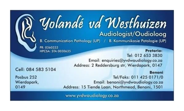 Yolande van der Westhuizen Audiologist (Benoni) logo