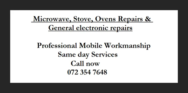 STOVE REPAIRS PIETERMARITZBURG logo