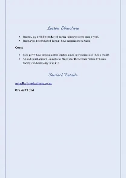 Classical Singing Lessons by Mijaelle photo 3