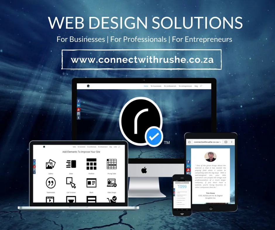 Connect With Rushe - Modern Web Design photo 1