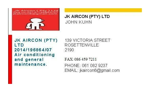 JK AIRCON (PTY) LTD logo