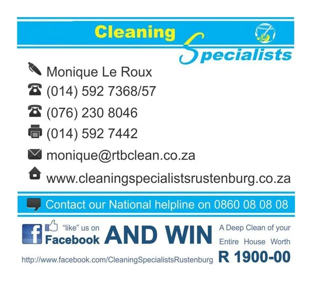 Cleaning Specialists Rustenburg logo