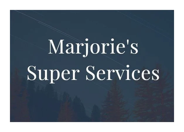 Marjorie's Super Services logo