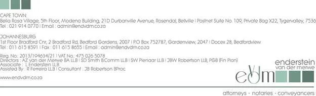 Enderstein van der Merwe Inc photo 2