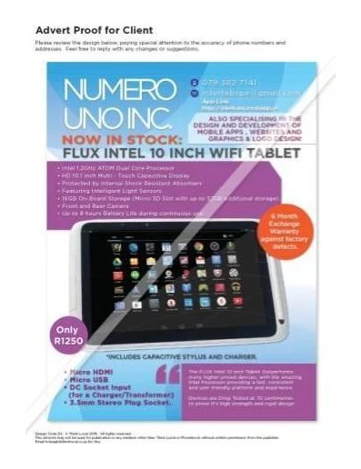 Numero Uno Inc. logo