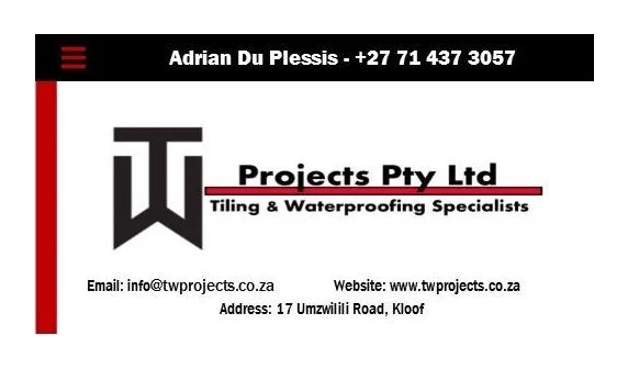 T W Projects Tiling and Waterproofing Specialist logo