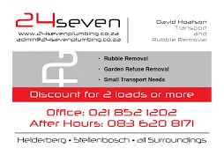 24Seven Rubble Removal logo