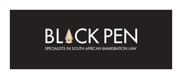 Black Pen Immigration logo