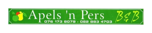 apels 'n pers vegetarian bed and breakfast logo