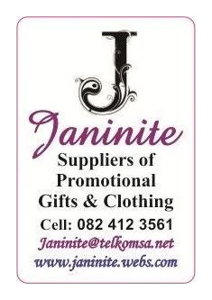 Janinite Promotional Gifts and Clothing logo