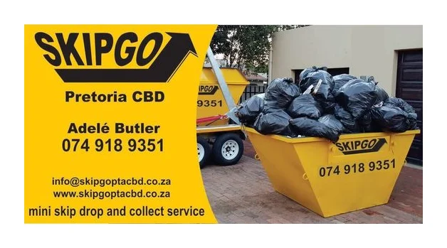 SkipGo Pta CBD - Mini Skip/bin drop and collect service logo