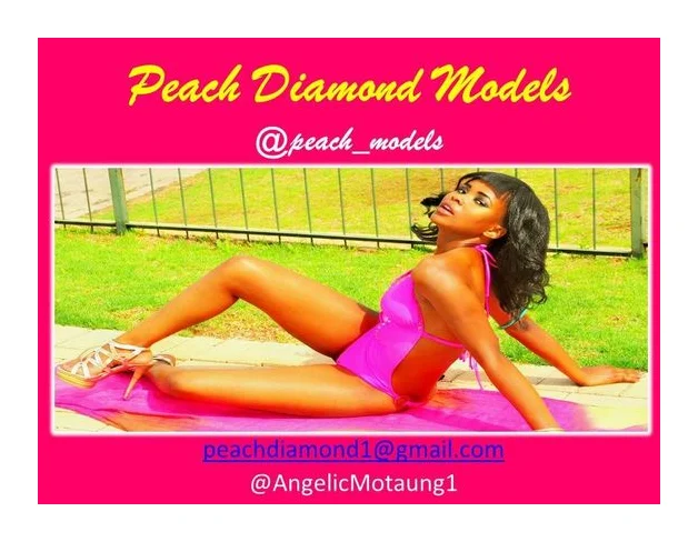 Peach Diamond Models logo
