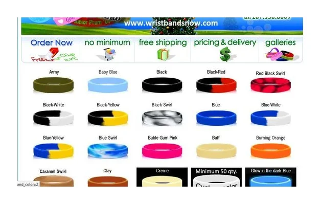 Silicone Wristbands logo