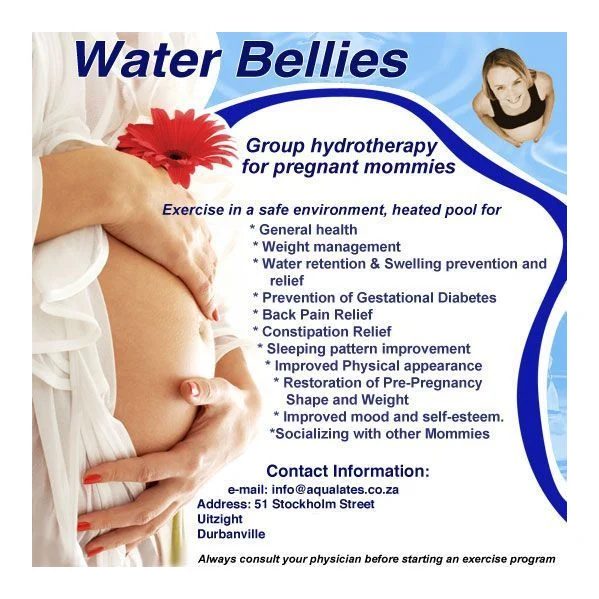 Pregnancy Pilates and Water exercises logo