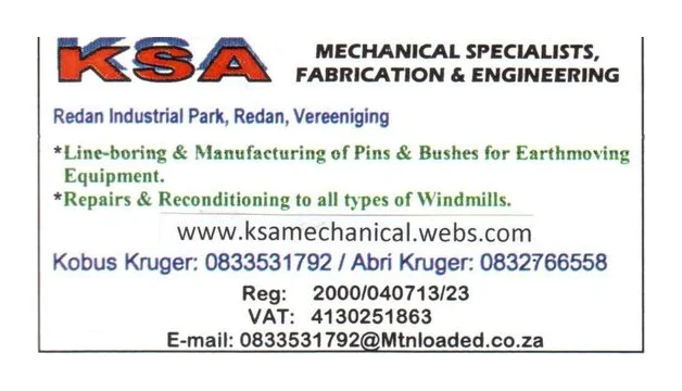 KSA Mechanical Specialists logo