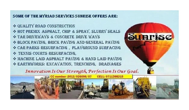 SUNRISE ASPHALT SOLUTIONS logo