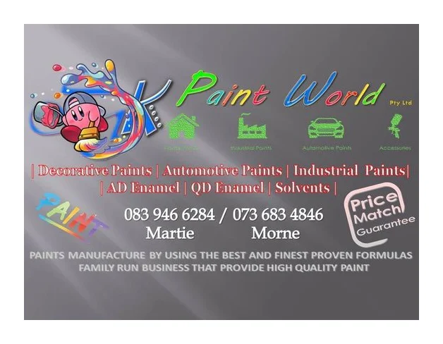 De kock paint empire pty ltd T/a DK Paint World logo
