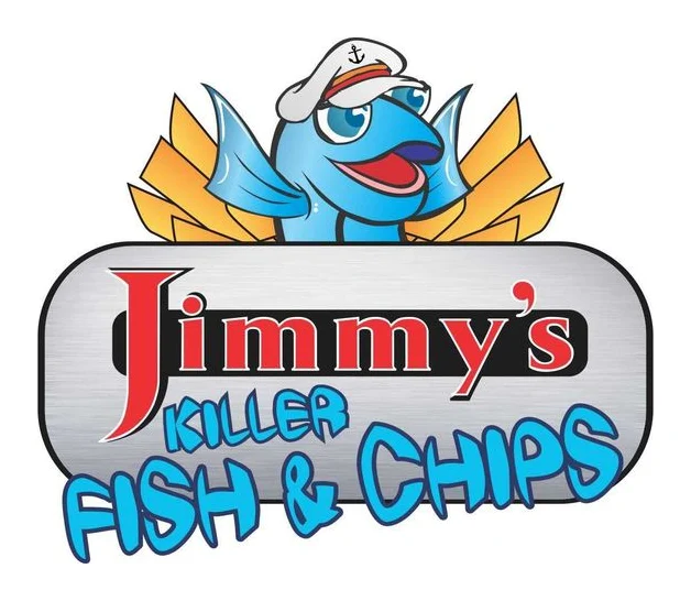 Jimmy's KILLER FISH & CHIPS logo