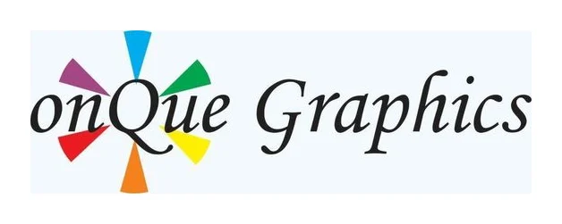 onQue Graphics logo