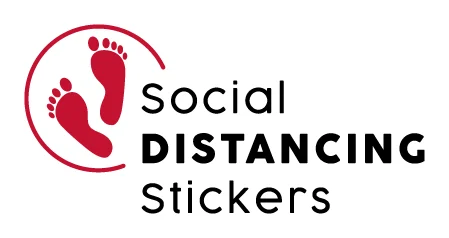 Social Distancing Stickers logo