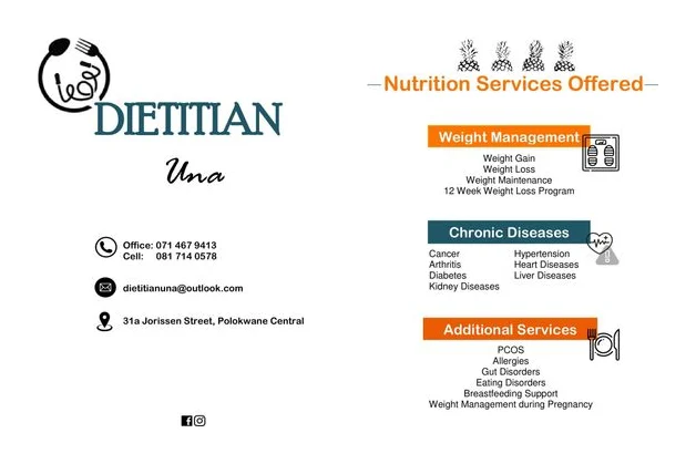 DIETITIAN Una (Dietitians in Polokwane) logo