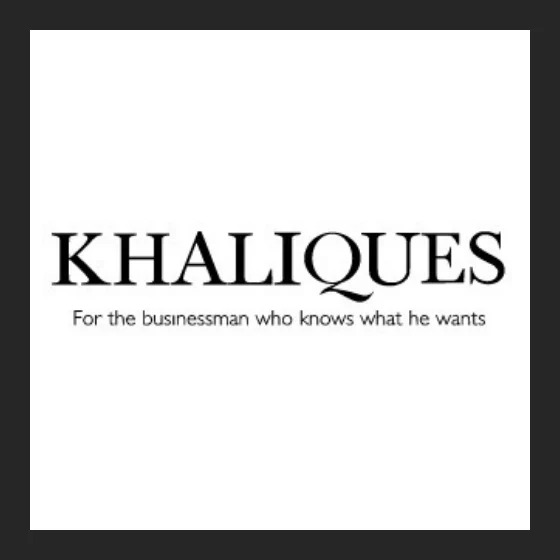Khaliques | World Class Business Suits for Me logo