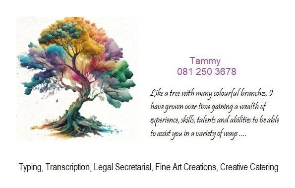 Tammy's Typing Transcription Legal Secretary logo