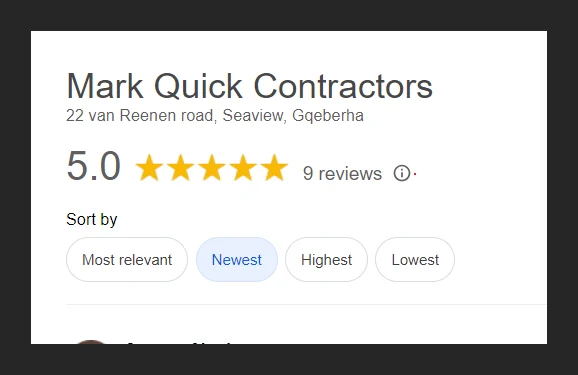 Mark Quick Contractors logo