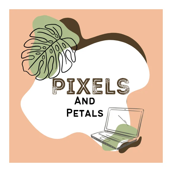 Pixels and Petals logo