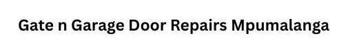 Gate n Garage Door Repairs Mpumalanga logo