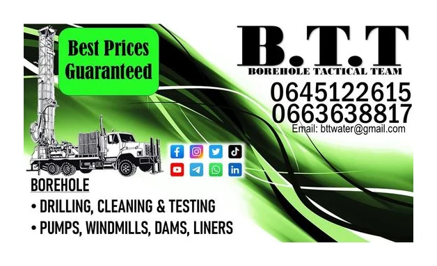 Borehole Tactical Team- BTT Water logo